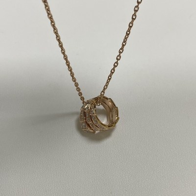 Rose Gold Replica 18k Gold Necklaces  Bulgari Serpenti Viper Necklace