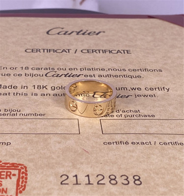 Cartier Love 18K Yellow Gold Ring