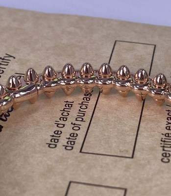 Clash De Cartier Pure 18k Rose Gold Bangle Bracelet Medium 18k Gold Jewelry Brands