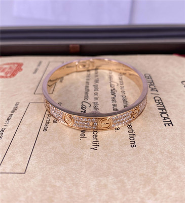 Love Mens 18k Gold Jewelry Bracelet With Diamond Paved 18k Gold Jewelry Manufacturer